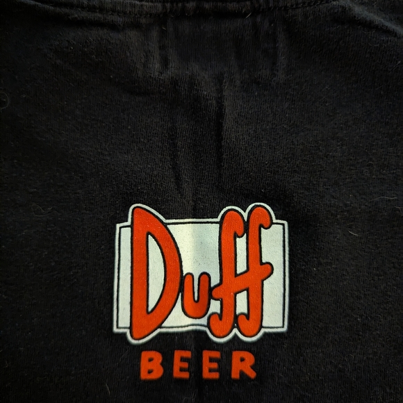 Vintage Simpsons Duff Beer t-shirt - Picture 3 of 4